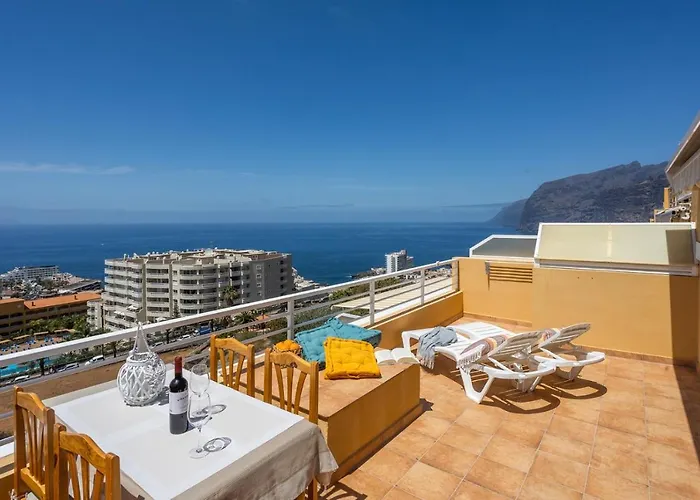 شقة Eva Ocean & Cliff Luxury Los Gigantes بويرتو دي سانتياغو